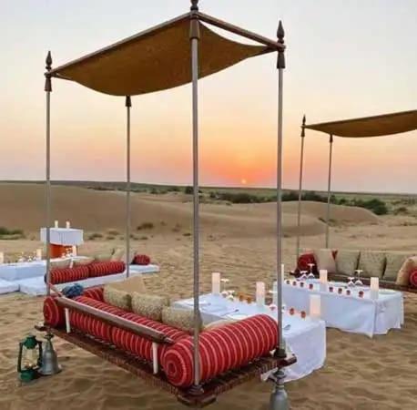 Khamma Ghani Resort With Pool ไจซัลเมอร์ ภายนอก รูปภาพ