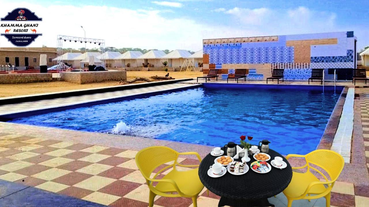 Khamma Ghani Resort With Pool ไจซัลเมอร์ ภายนอก รูปภาพ