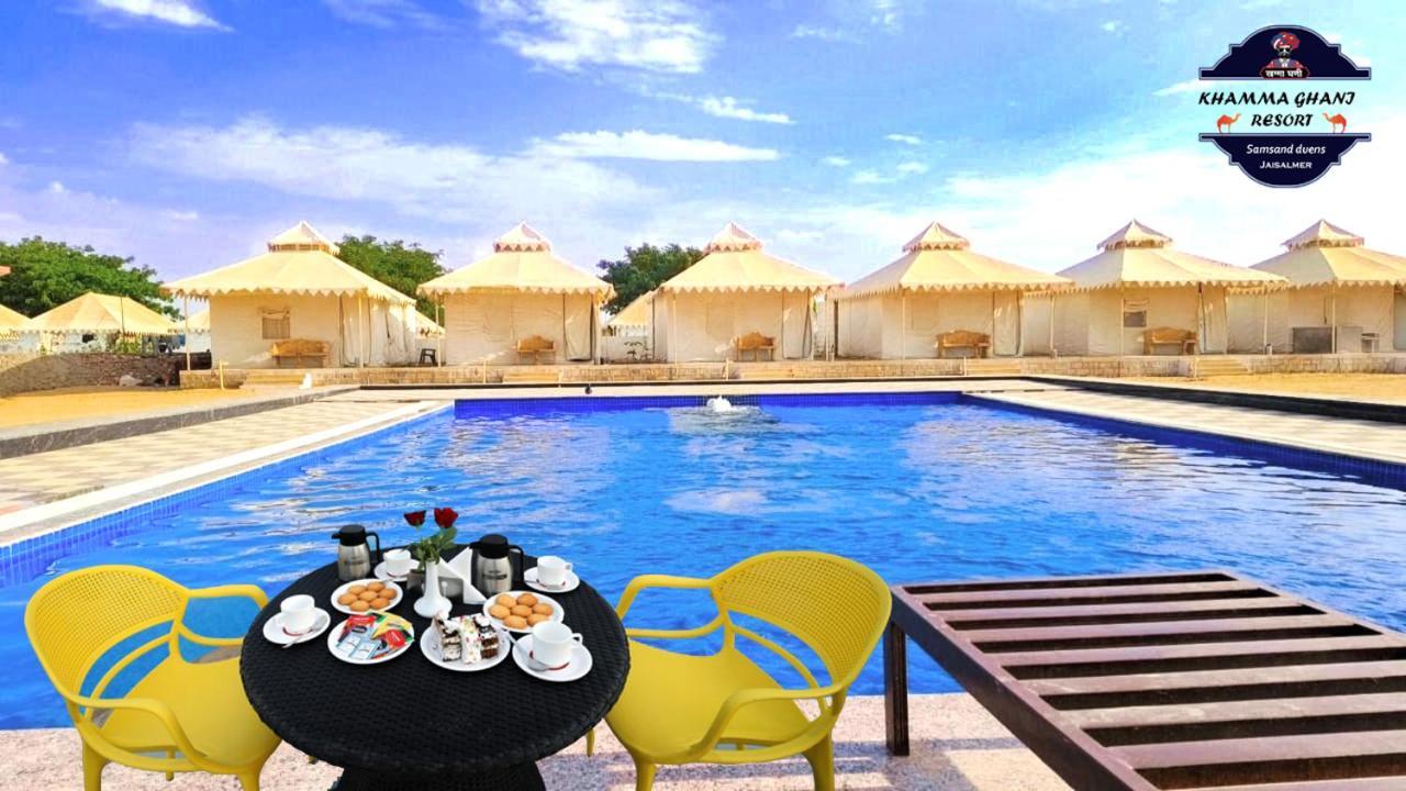 Khamma Ghani Resort With Pool ไจซัลเมอร์ ภายนอก รูปภาพ